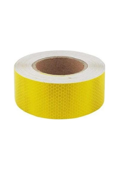 Fosfor Bant Petekli Sarı Şerit Bant 5 Cm 5 Cm X 10 Metre 1