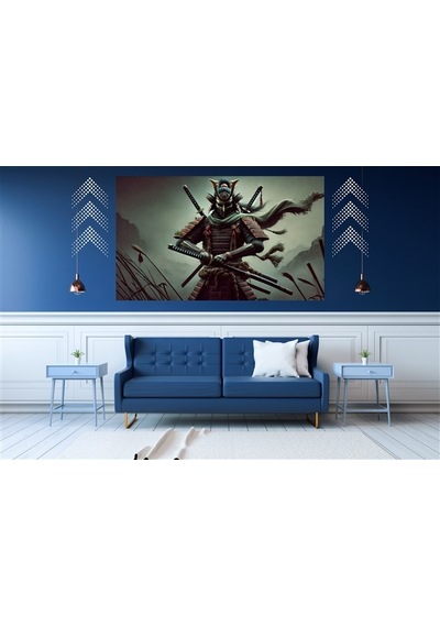 Ti-play Parlayan Kılıc 60x90cm Modern Samuray Pvc Çerçevesiz Tablo