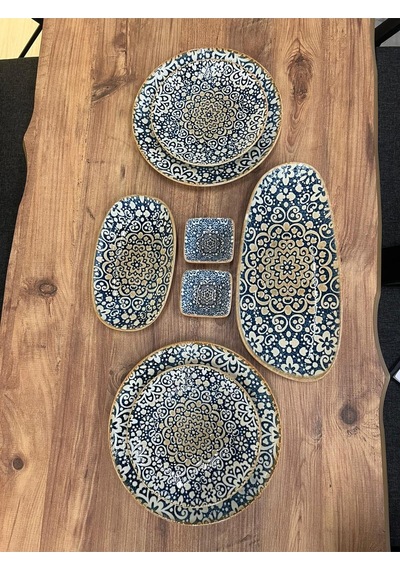 8 Parça Alhambra Gourmet Yemek Takımı Çok Renkli