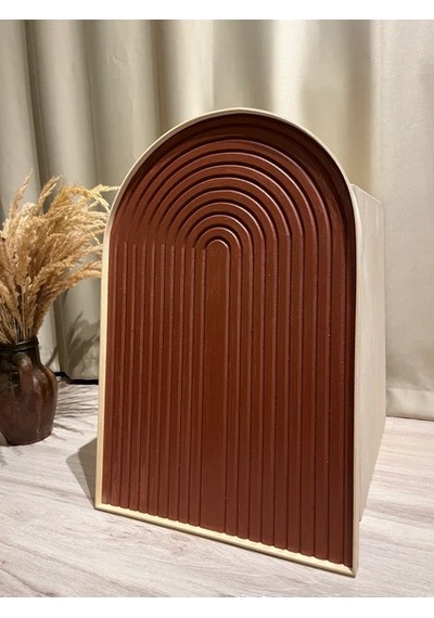 Cıgıl Wood Brown Belt Ahşap Bohem Tablo