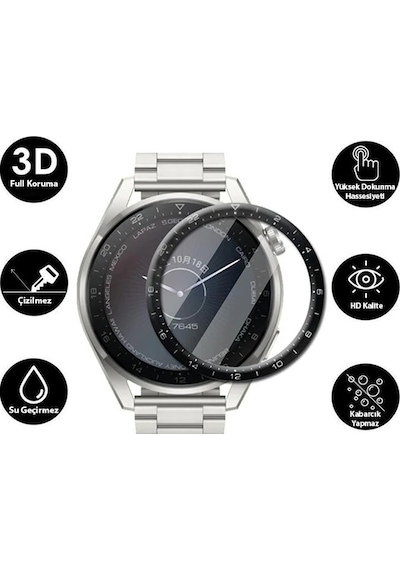 Huawei Watch 3 Pro 3d Full Kaplama Ekran Koruyucu Pet+pmma- 5775 Mh-hs5169-9795