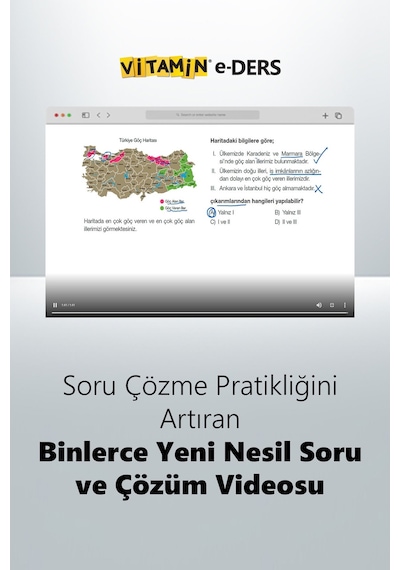 7. Sınıf Sosyal Bilgiler (e-Ders) | 1541 Soru, 1408 Dakika Video | Animasyonlu Haritalar
