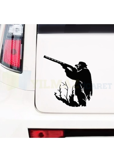 Avcı Avcılık Hunter Av Oto Sticker Araba Yapıştırma Etiket Çıkartma