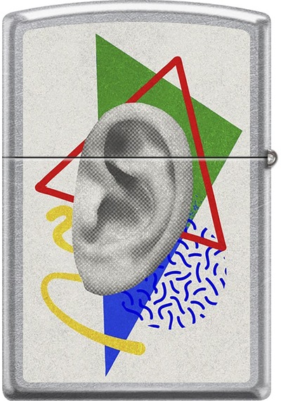 Zippo Mouth And Ear Design Çakmak
