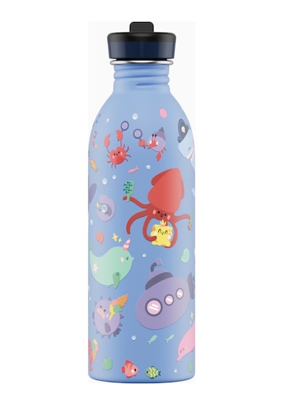 Kids Bottle Ocean Friends Paslanmaz Çelik Çocuk Su Matarası 500 Ml Renkli