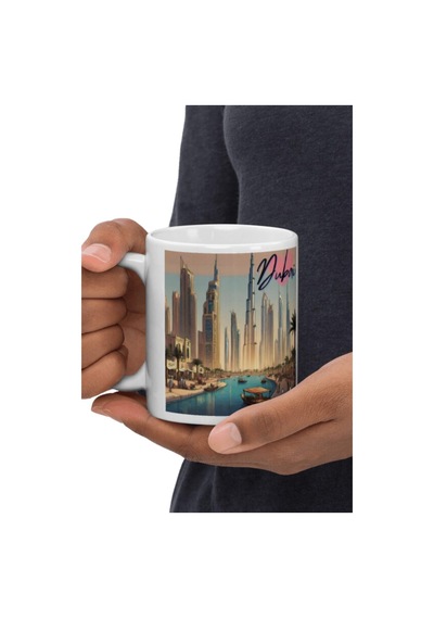 Dubai Kupa Bardak 2 Adet Seyahat Hatıra Dubai Mug
