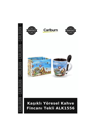 Özel Üretim Kaşıklı Yöresel Kahve Fincanı Tekli Alk1556 Diğer