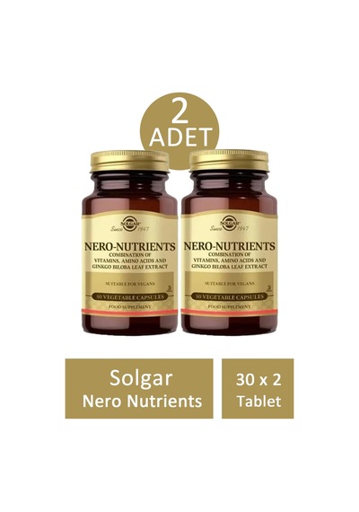 Solgar Nero Nutrients 30 Tablet 2adet