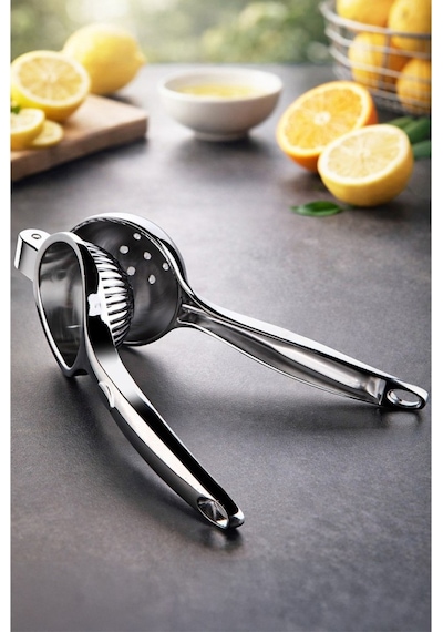 Primanova Paslanmaz Limon Sıkacağı - Metalik Metal