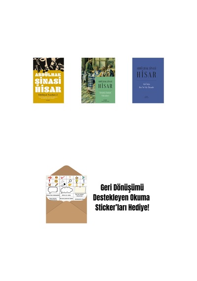 Edebiyat Yazıları 2 + Geçmiş Zaman Fıkraları + Aşk İmiş Her Ne Vâr Âlemde Ciltli + Okuma Sticker'ları