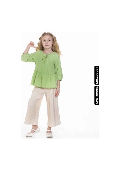 XO Kids Kız Pantolon 5-9 Yaş 798 Kpnt09081 Ekru 001
