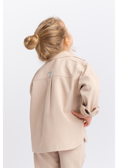 Oliven The Kid Oliventhekid Unisex Gabardin Ceket Bej Bej