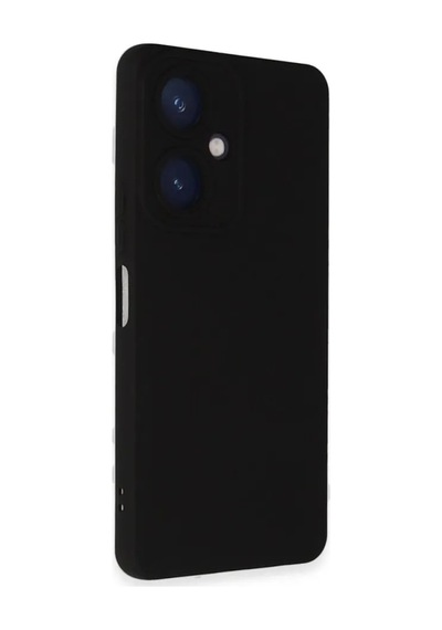 Jenerik Vivo Y27 Kılıf Nano İçi Kadife Silikon - Siyah