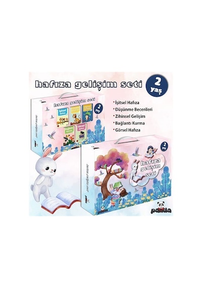 2 Yaş Dikkat Gelişim Seti - 5 Kitap Takım - Afife Çoruk - Panda