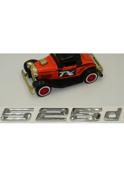 Bmw 525D Bagaj Krom Metal 3M 3D Yazı Logo