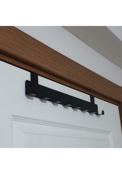 Risingmaber Metal Mat Siyah Amerikan Kapı Arkası Askılık Organizer Ve Banyo Kapı Arkası Askılık Diğer