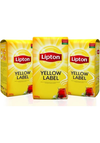 Lipton Yellow Label Siyah Dökme Çay 3 x 500 G