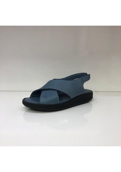 Faruk Karar 5004 Sandalet Cırtlı Ortopedık Ve Deri