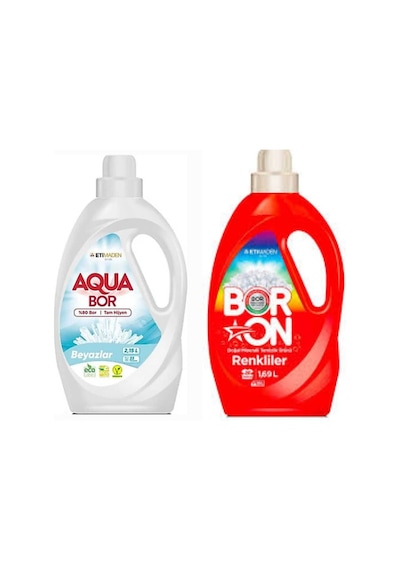 Aquabor Doğal Mineralli Beyazlar İçin 33 Yıkama+ Boron Sıvı Renkliler İçin 26 Yıkama Tm 49886725