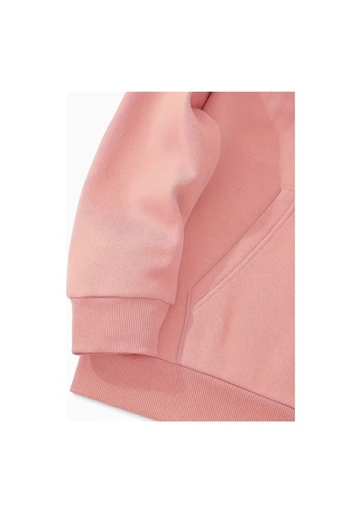Nevermind Yılbaşı Sevgili Kombini Hoodie Merry Christmas Baskılı Oversize U Pembe
