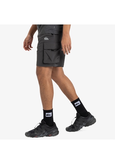 Quiksilver Run Ashore Erkek Siyah Günlük Bermuda Şort - Eqyws03822