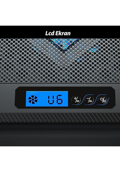 Blueforce Sx-35 Snower Siyah 6 Fanlı Notebook Soğutucu Stand