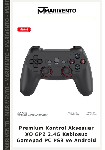Premium Kontrol Aksesuar Xo Gp2 2.4g Kablosuz Gamepad Pc Ps3 Ve Android