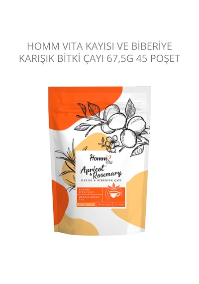 Homm Vita Kayısı Ve Biberiye Karışık Bitki Çayı
