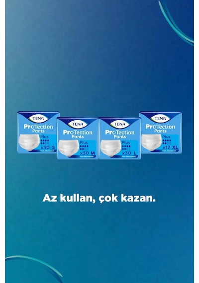 Tena Protection Pants Plus Emici Külot Yetişkin Bezi M 120 Adet