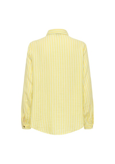 Only Onlthyra Ls Shırt Cs Wvn Kadın Sarı Gömlek - 15373333