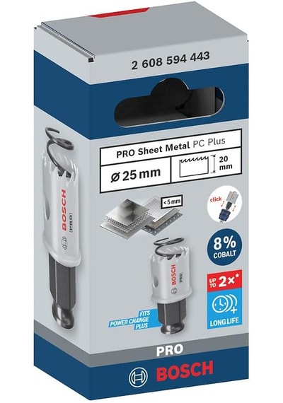 Bosch Pro Sheet Metal Pc-plus Delik Açma Testeresi 25 Mm