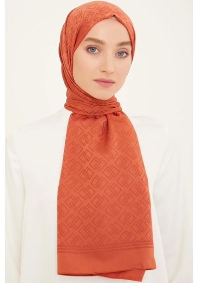 Armine Trend Safir Şal 3 - 241838 Kiremit Turuncu