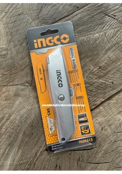 İngco Pro Döküm Maket Bıçagı Metal Halı Kesme Bıçağı Maket Bıçağı Kısa Uç