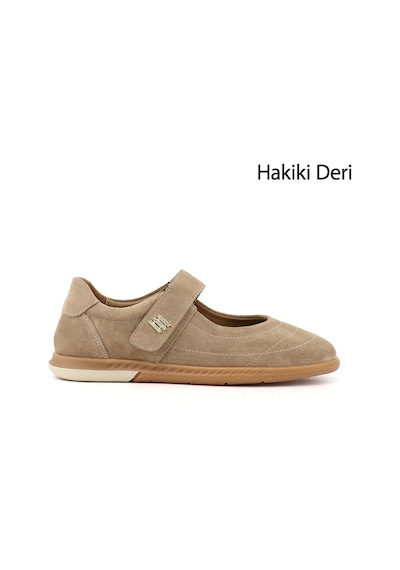 Gönderir Kadın Vizon Süet Mary Jane Hakiki Deri Babet Dyza85245733