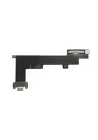 Teknonet Apple Uyumlu iPad  Air 5 A2588 10.9 Filmli Şarj Soketi - Siyah -