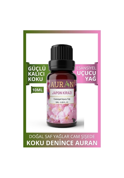 AURAN Japon Kirazı Esansiyel Uçucu Koku Yağı Buhurdanlık Yağı 10M