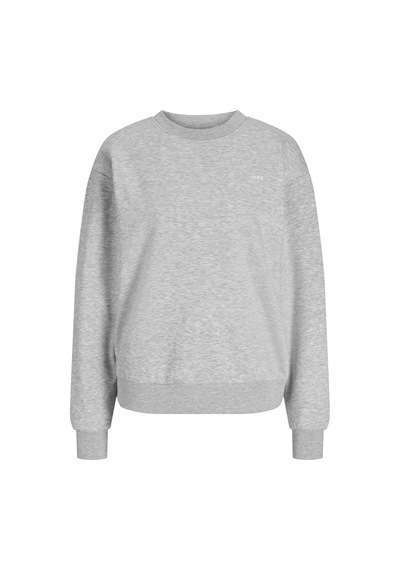 Jack & Jones Kadin Gögüs Logolu Sweatshirt - Abbie - 12223962 Light Grey Melange Jack & Jones Kadin Gögüs Logolu Sweatshirt - Abbie - 12223962 Light Grey Melange