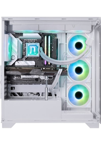 Bitfenix Ceto Premium White 850w 80+ Bronze Psu 4x120mm Argb Fan Akak0btf0029
