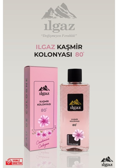 Kaşmir Kolonyası 400 Ml 80 Derece, Zarif & Çiçeksi Ferahlık Elegance Series
