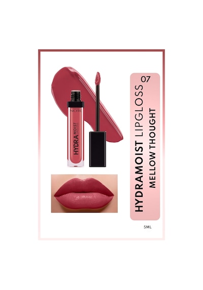 Note Hydramoist Lipgloss 07 Mellow Thought Nemlendirici Dudak Parlatıcıs - Pembe