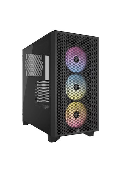 Corsaır İcue 3000D Airflow 750 W Tempered Glass USB 3.2 Atx Mid Tower Kasa Siyah
