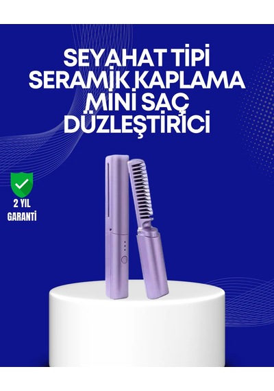 Usb Şarjlı Kablosuz Saç Düzleştirici Hızlı Ve Pratik