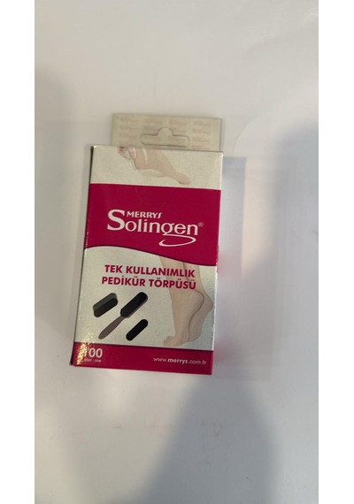 Solingen 100 Lü Tek Kullanımlık Ayak Törpüsü