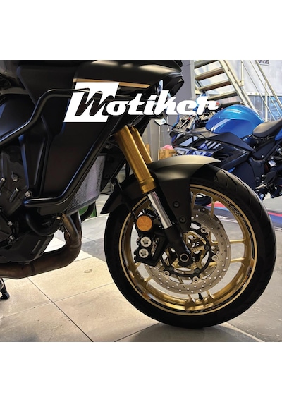 Yamaha Tracer Gt9 Tracer900 Gold Siyah Jant Sticker Etiket Modeli