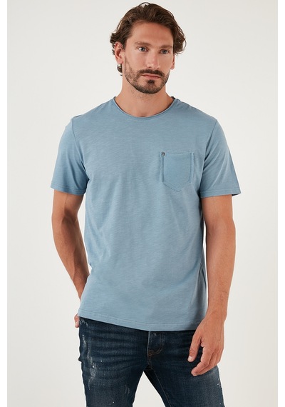 Buratti Erkek T Shirt 5902000-Açık Mavi-Xl Mavi