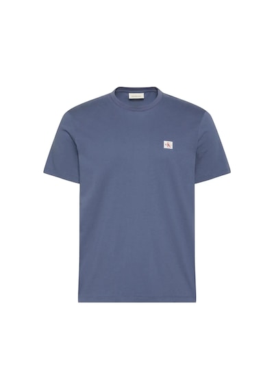 Calvin Klein Ss Badge 30s Jersey, Xl7 Mavi Erkek T-shirt