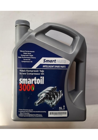 Smart Oil 3000 Hava Kompresörü Yağı 5 L