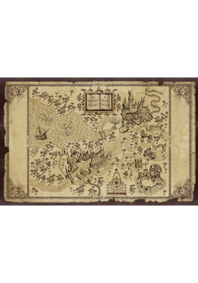 The Wizzarding World Of Harry Potter Sihirli Dünya Haritası