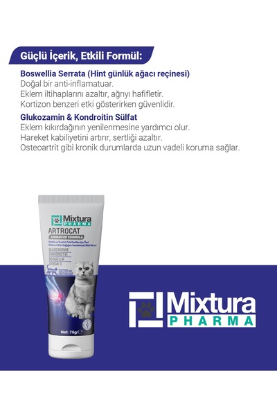 Mixtura Pharma Artrocat  Ve Kas nı Macun Kedi Maltı