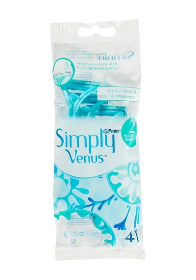 Gillette Venüs Simply 2 Tıraş Bıçağı 4lü 4'li Avantaj Paketi - 4 Adet Tarı